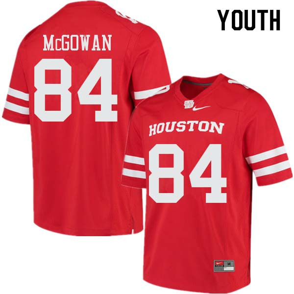 Youth #84 Cole McGowan Houston Cougars College Football Jerseys Sale-Red